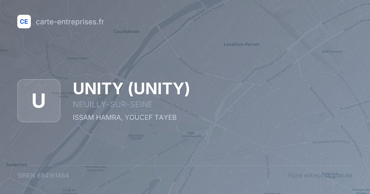 UNITY — 884161464 — fiche entreprise