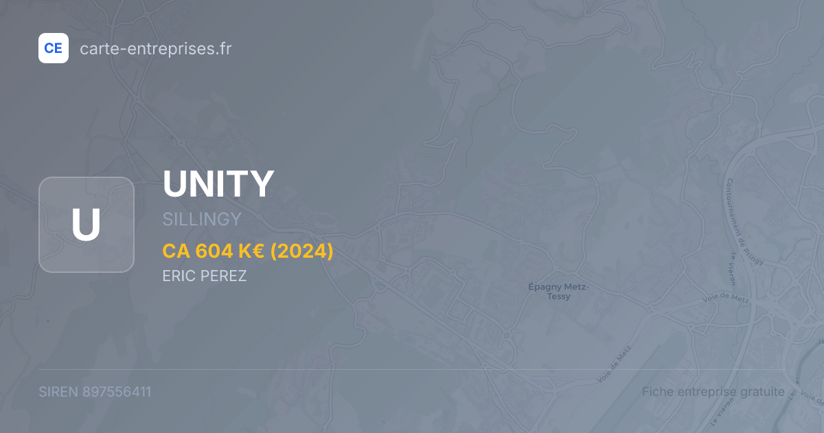 UNITY — 897556411 — fiche entreprise