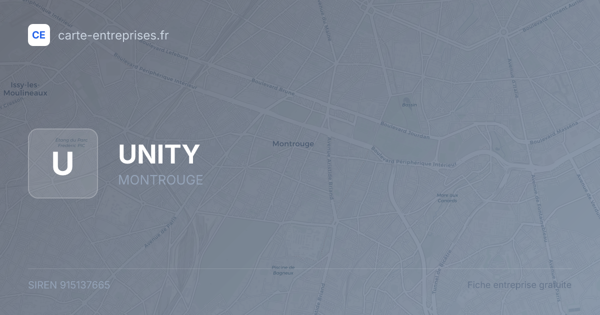 UNITY — 915137665 — fiche entreprise