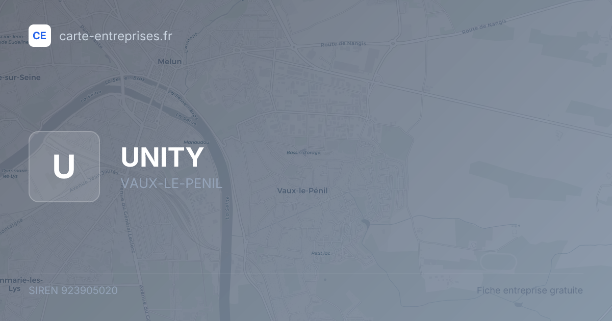 UNITY — 923905020 — fiche entreprise
