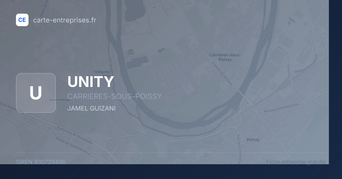 UNITY — 930729496 — fiche entreprise