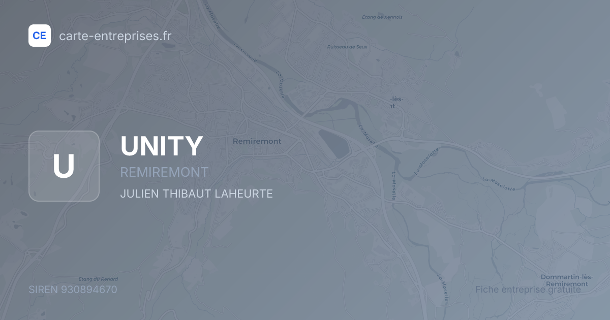UNITY — 930894670 — fiche entreprise