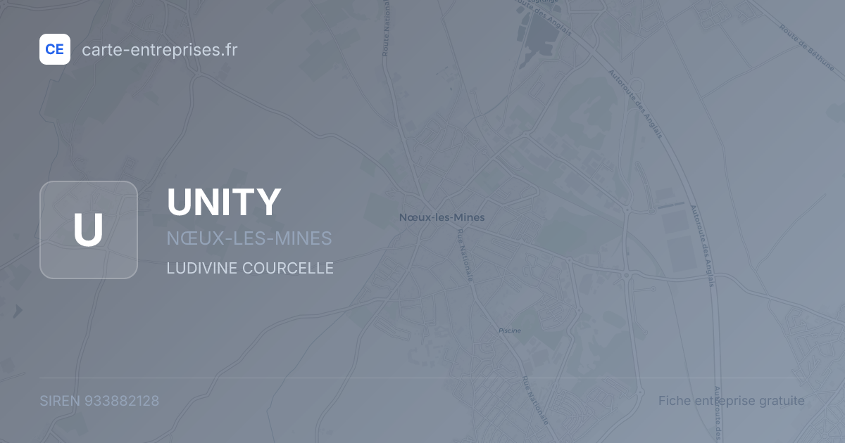 UNITY — 933882128 — fiche entreprise