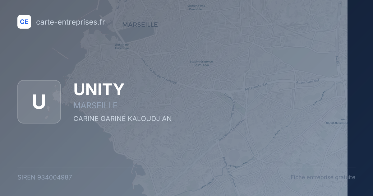 UNITY — 934004987 — fiche entreprise