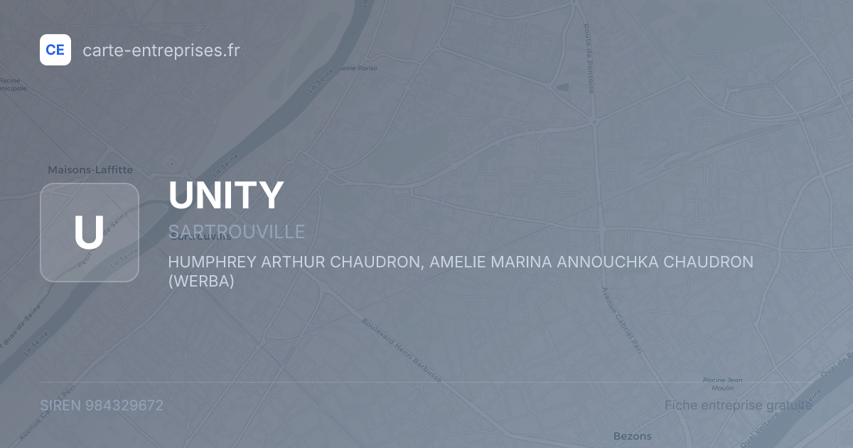 UNITY — 984329672 — fiche entreprise