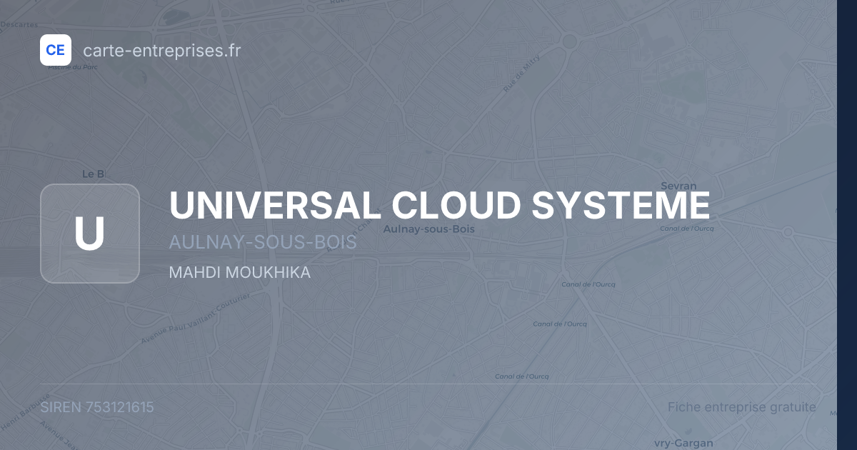 UNIVERSAL CLOUD SYSTEME — 753121615 — fiche entreprise