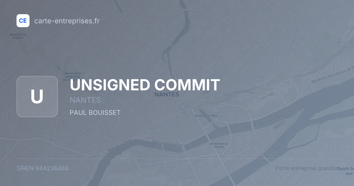 UNSIGNED COMMIT — 944236488 — fiche entreprise