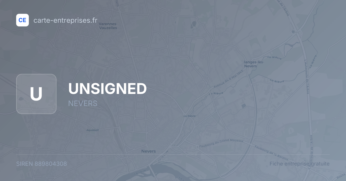 UNSIGNED — 889804308 — fiche entreprise