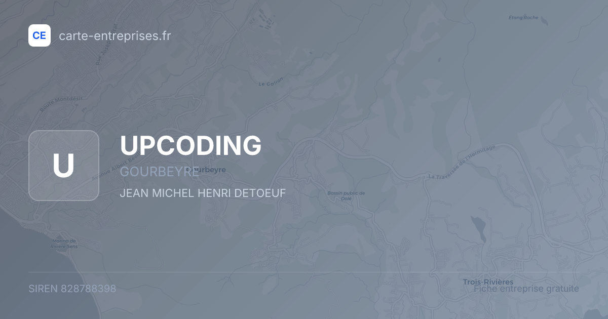 UPCODING — 828788398 — fiche entreprise