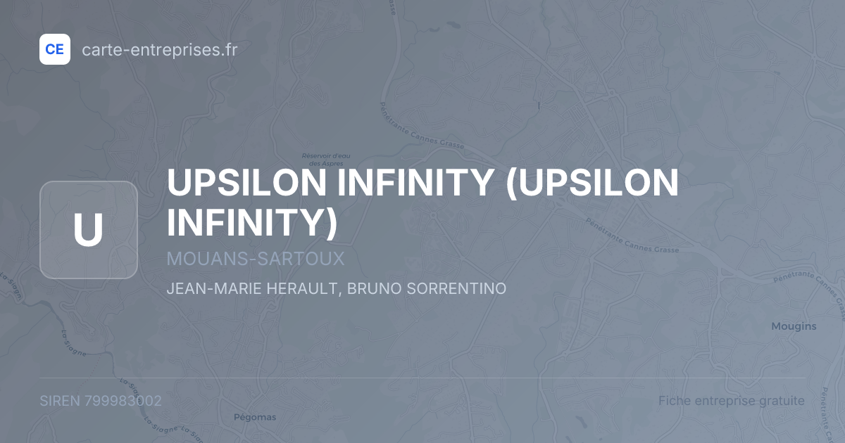 UPSILON INFINITY — 799983002 — fiche entreprise