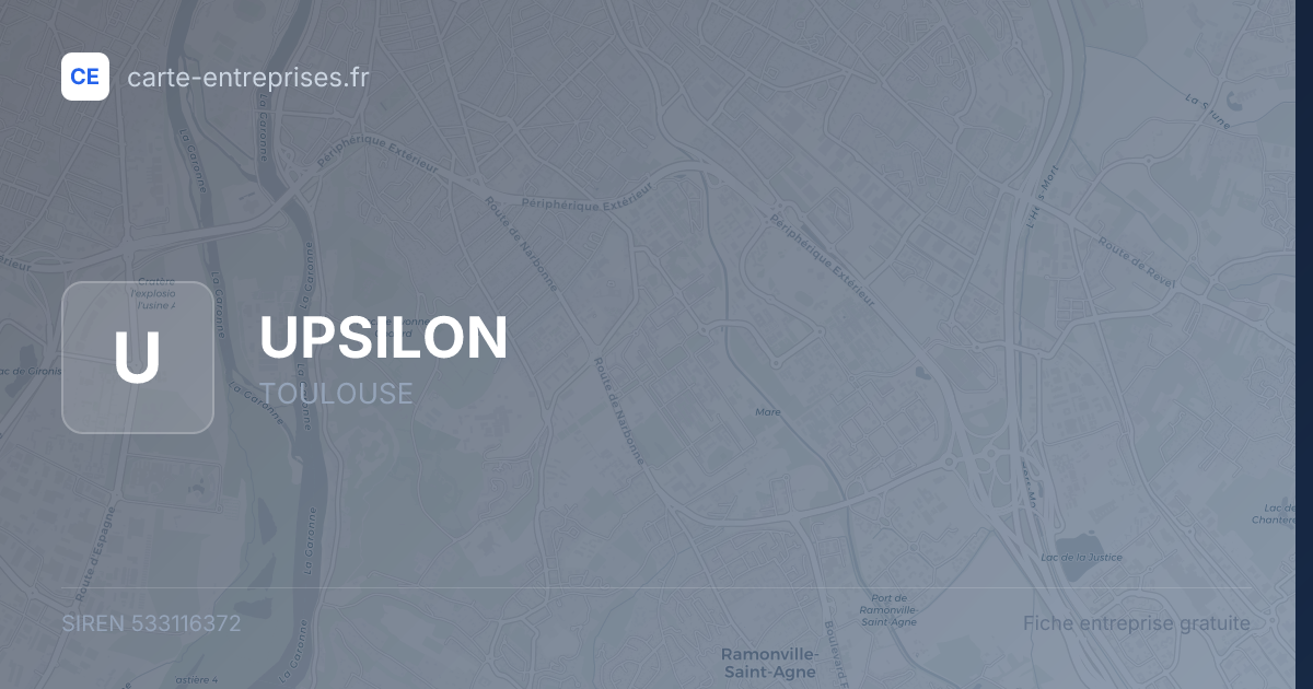 UPSILON — 533116372 — fiche entreprise