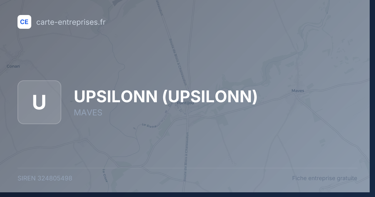UPSILONN — 324805498 — fiche entreprise