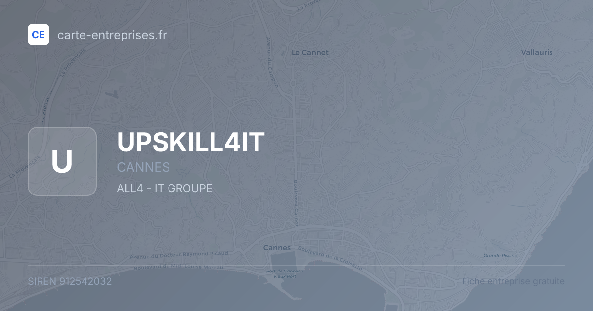 UPSKILL4IT — 912542032 — fiche entreprise