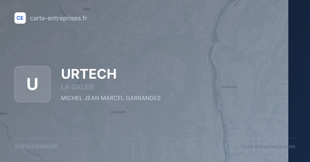 URTECH — 410188288 — fiche entreprise