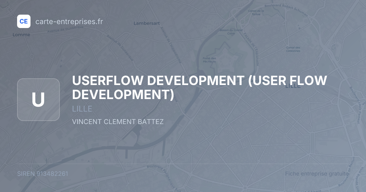 USERFLOW DEVELOPMENT (USER FLOW DEVELOPMENT) — 913482261 — fiche entreprise
