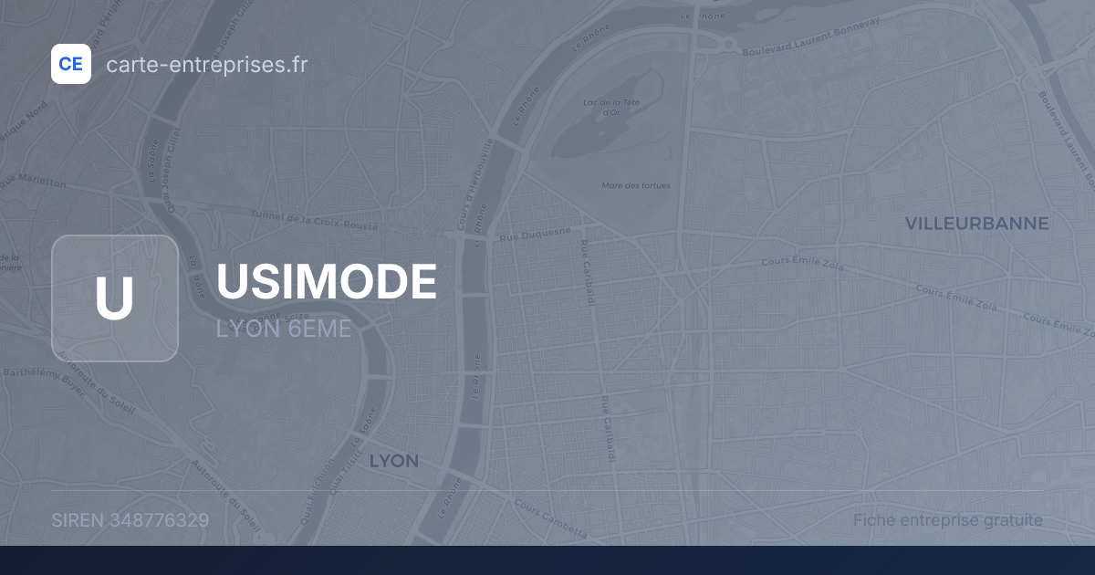 USIMODE — 348776329 — fiche entreprise