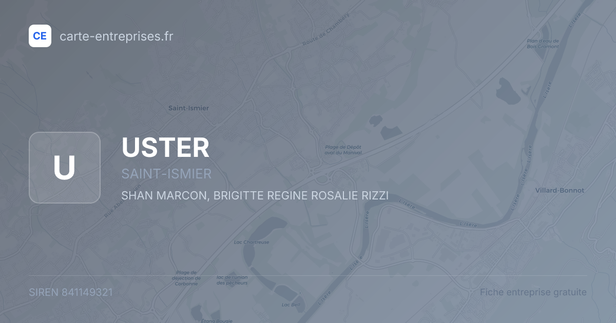 USTER — 841149321 — fiche entreprise