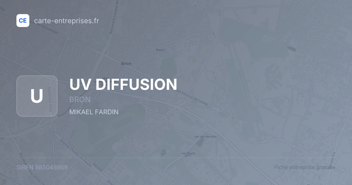 UV DIFFUSION — 885048959 — fiche entreprise