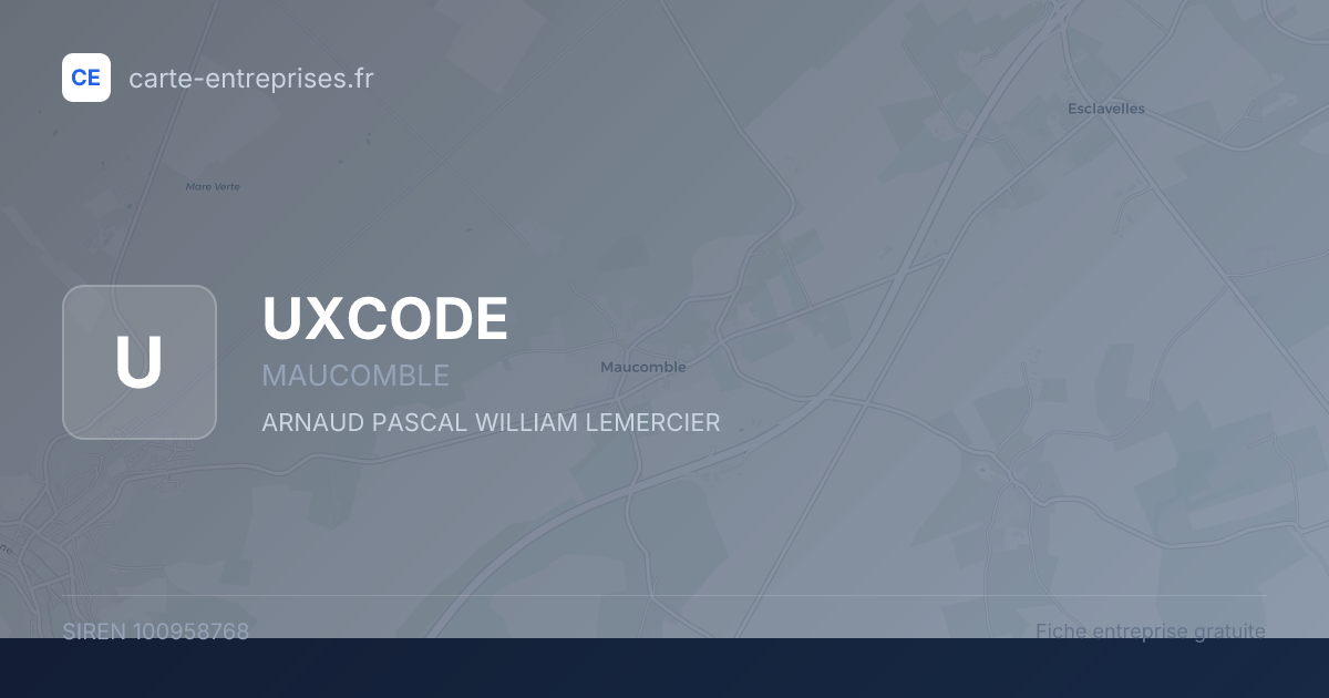 UXCODE — 100958768 — fiche entreprise