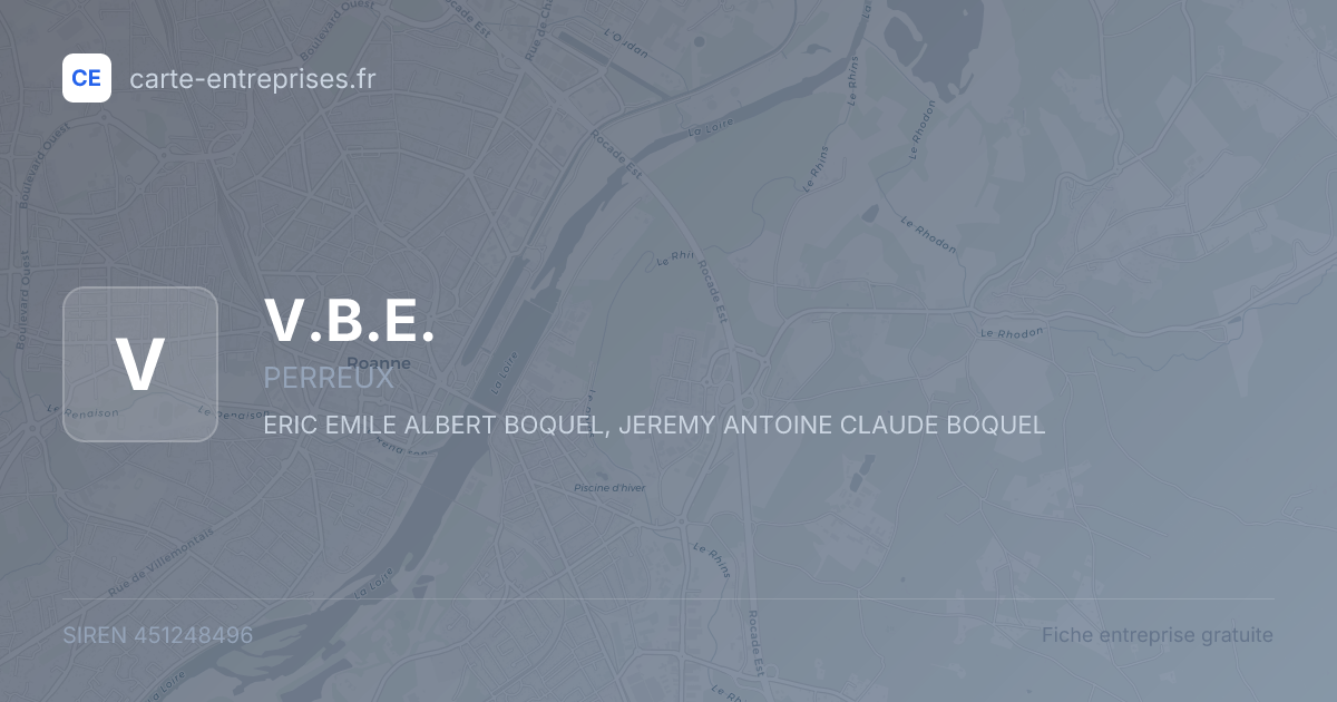 V.B.E. — 451248496 — fiche entreprise