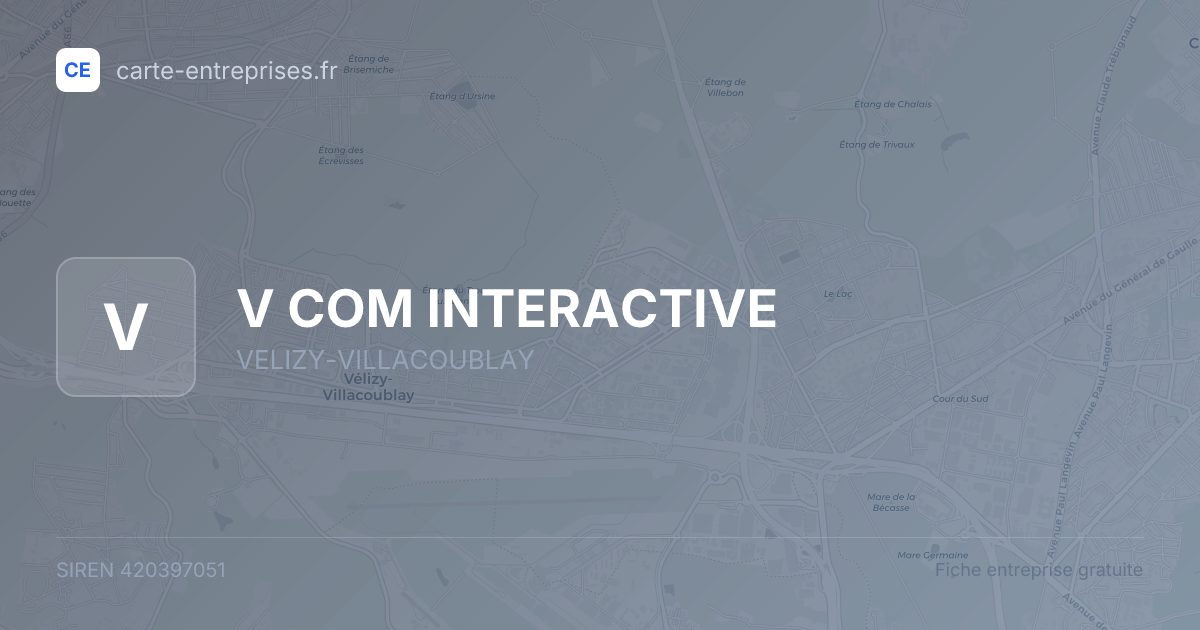 V COM INTERACTIVE — 420397051 — fiche entreprise