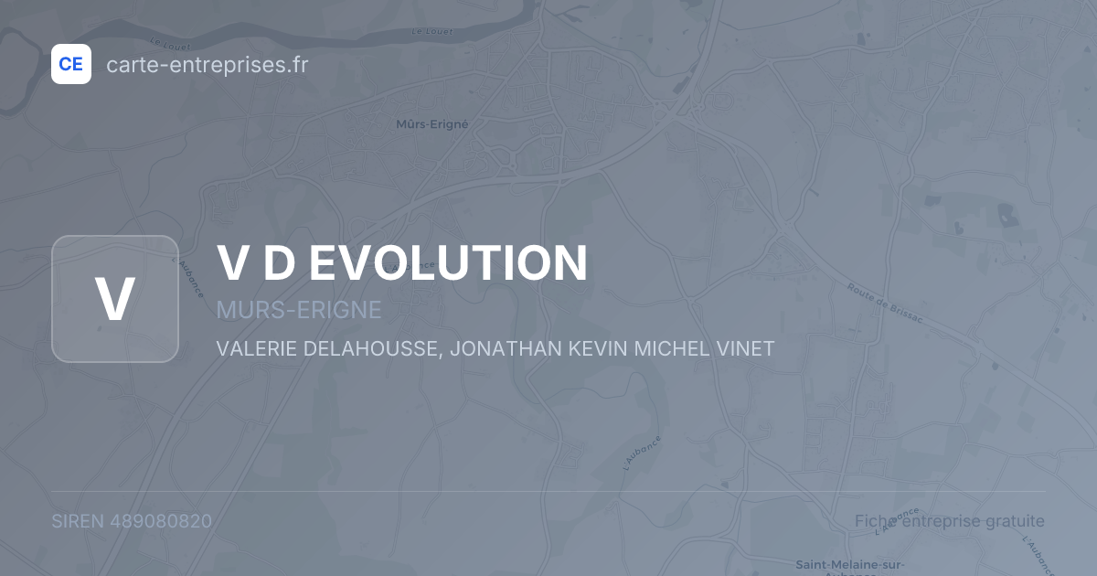 V D EVOLUTION — 489080820 — fiche entreprise