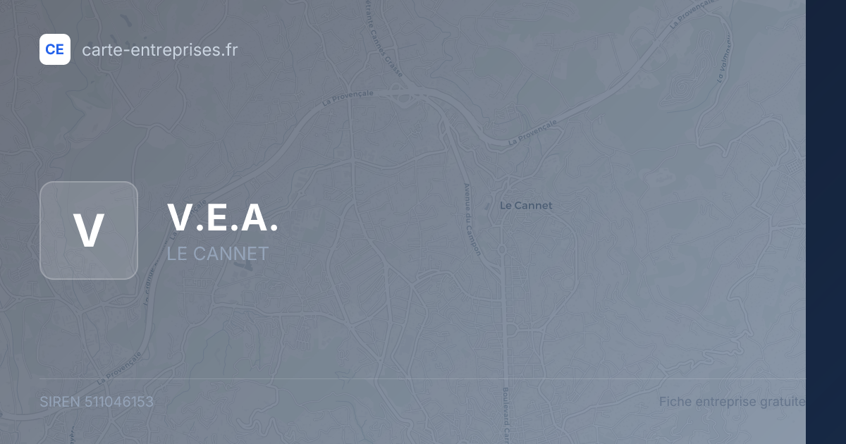 V.E.A. — 511046153 — fiche entreprise
