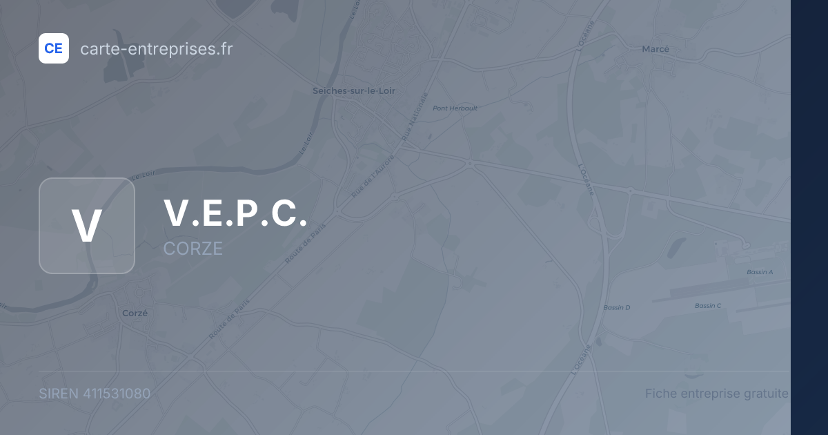 V.E.P.C. — 411531080 — fiche entreprise