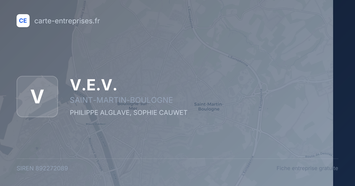 V.E.V. — 892272089 — fiche entreprise