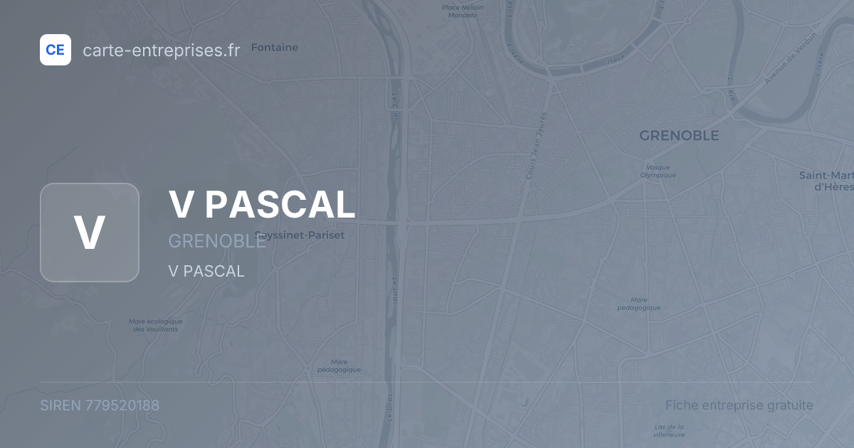 V PASCAL — 779520188 — fiche entreprise
