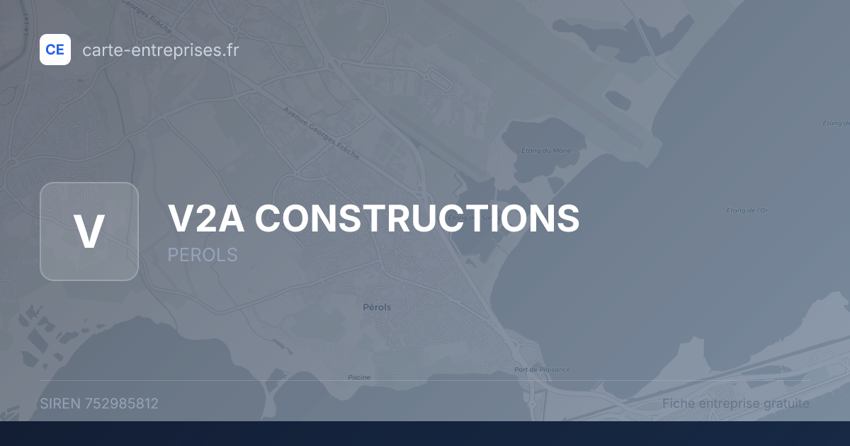 V2A CONSTRUCTIONS — 752985812 — fiche entreprise