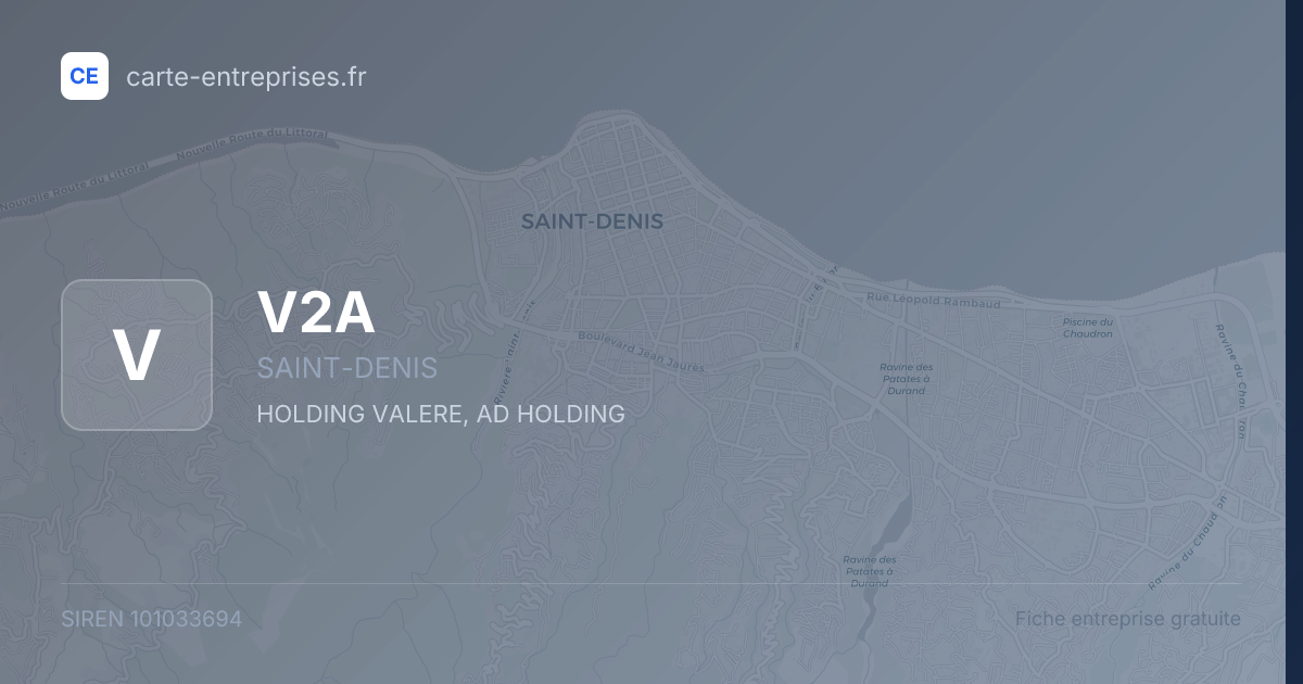 V2A — 101033694 — fiche entreprise