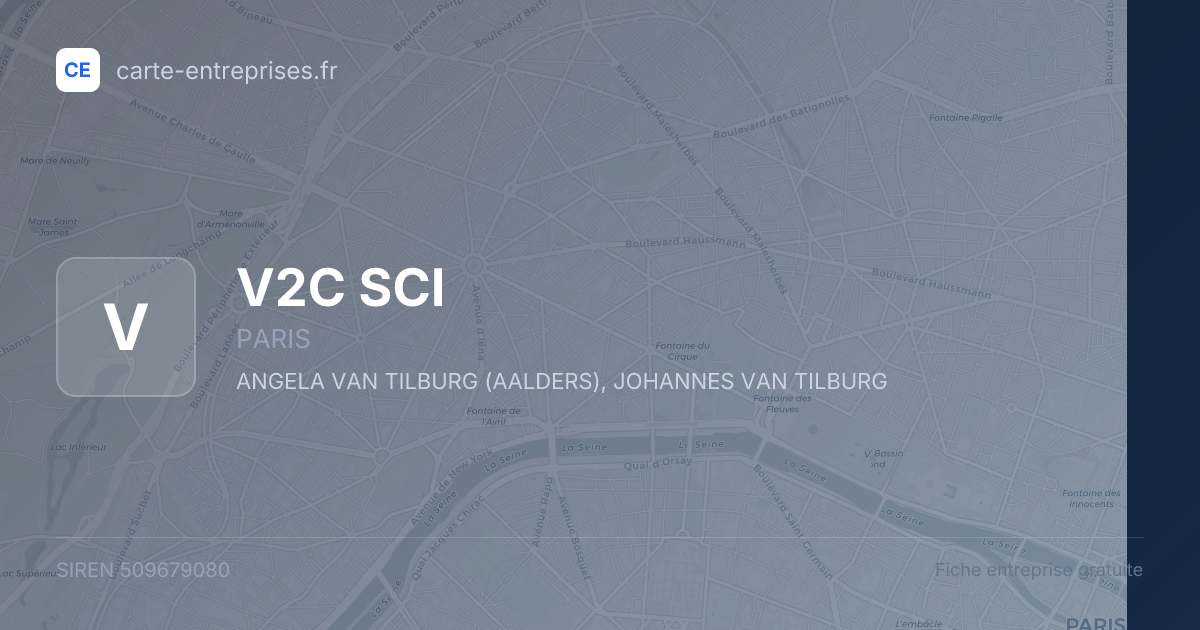 V2C SCI — 509679080 — fiche entreprise