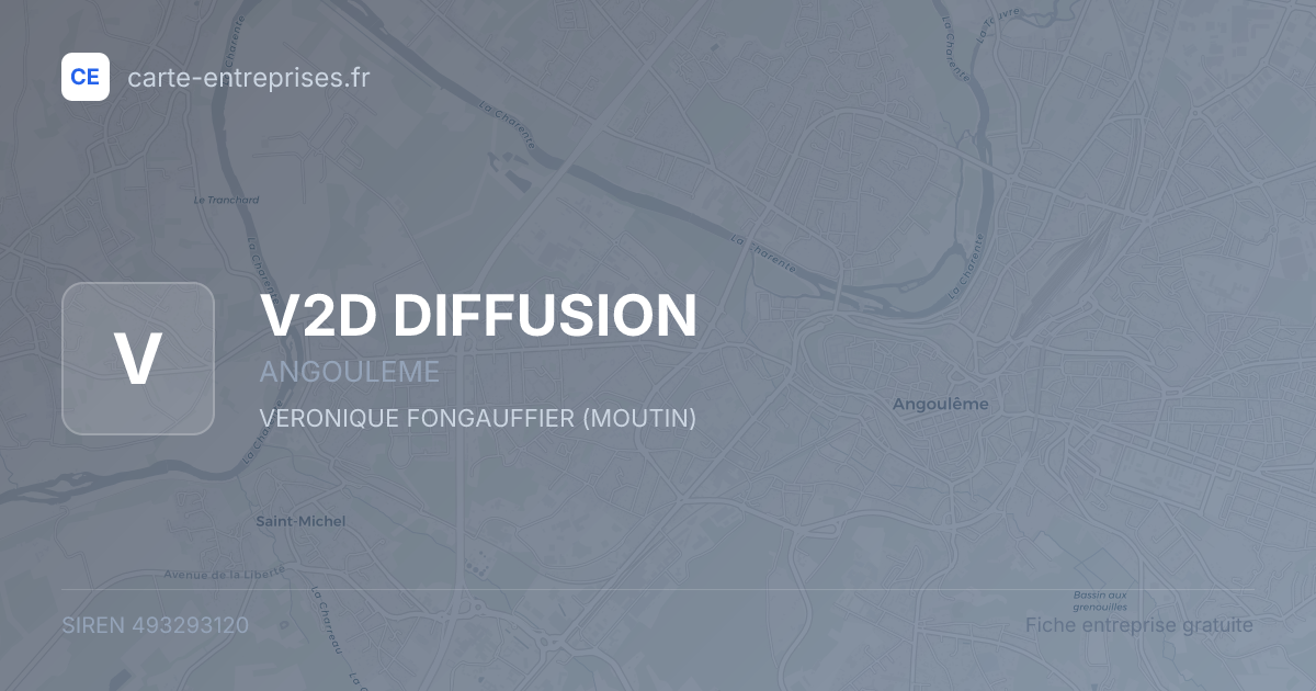 V2D DIFFUSION — 493293120 — fiche entreprise
