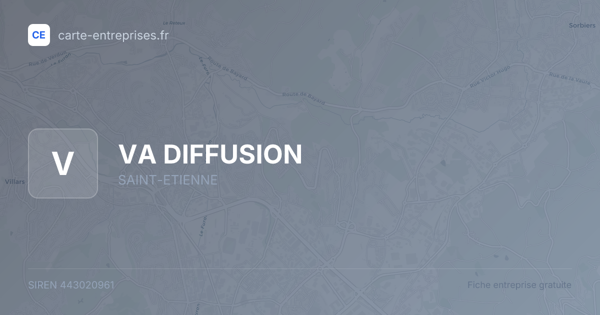 VA DIFFUSION — 443020961 — fiche entreprise