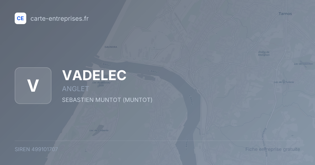 VADELEC — 499101707 — fiche entreprise