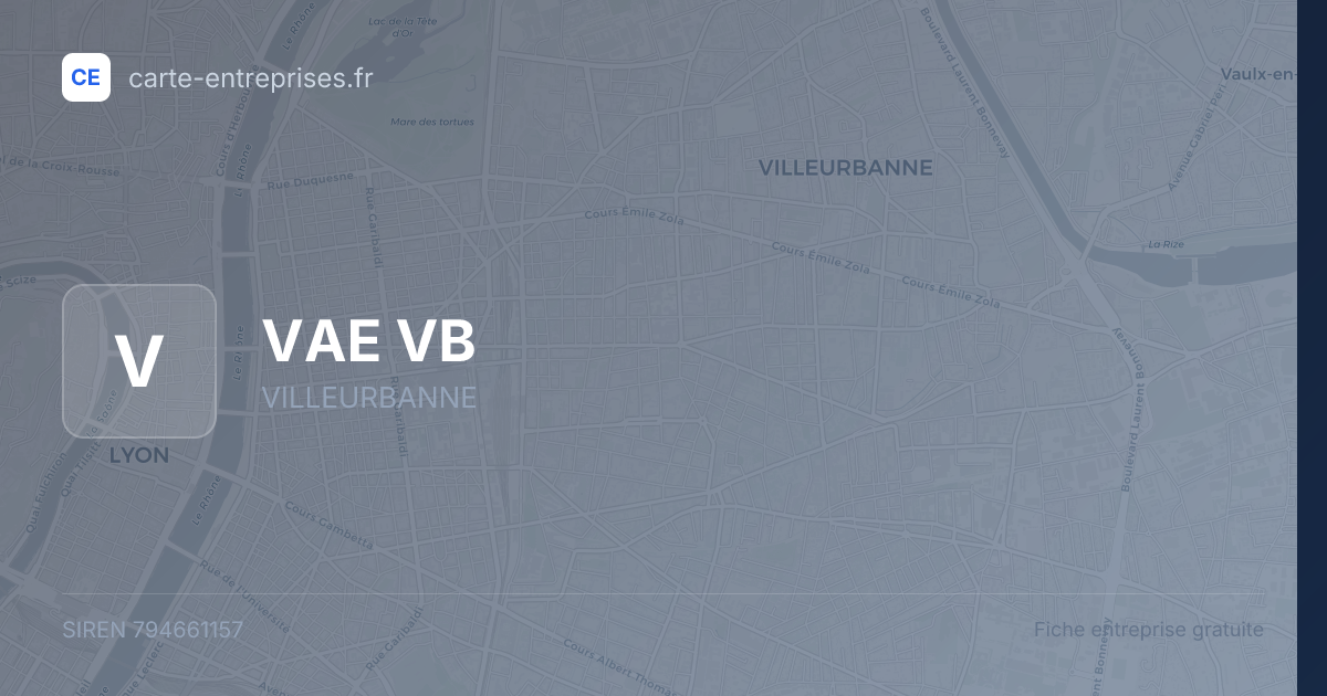 VAE VB — 794661157 — fiche entreprise
