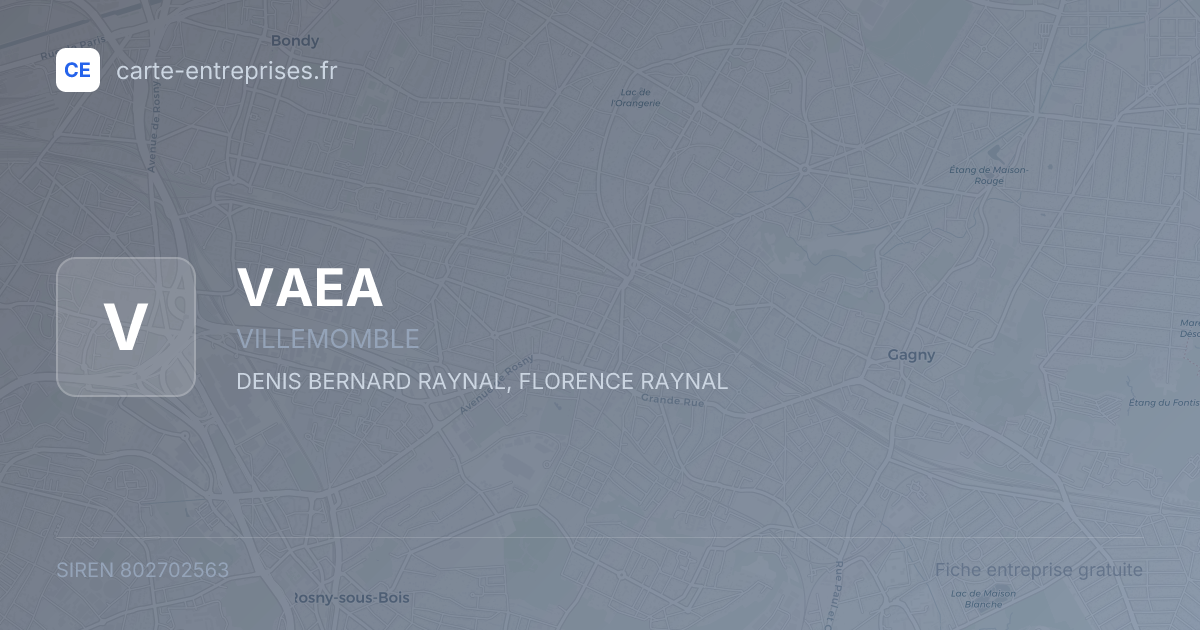 VAEA — 802702563 — fiche entreprise