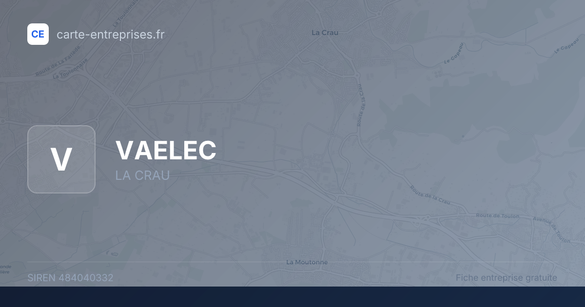 VAELEC — 484040332 — fiche entreprise