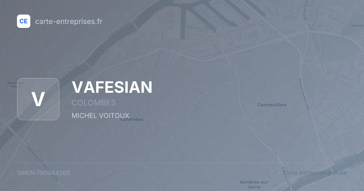 VAFESIAN — 790944268 — fiche entreprise