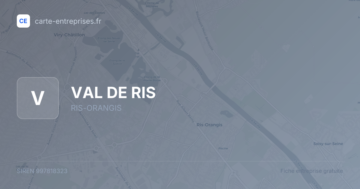 VAL DE RIS — 997818323 — fiche entreprise