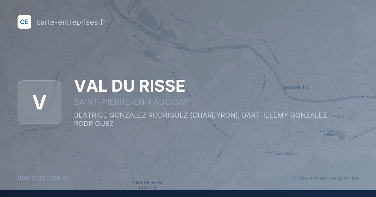VAL DU RISSE — 353299787 — fiche entreprise