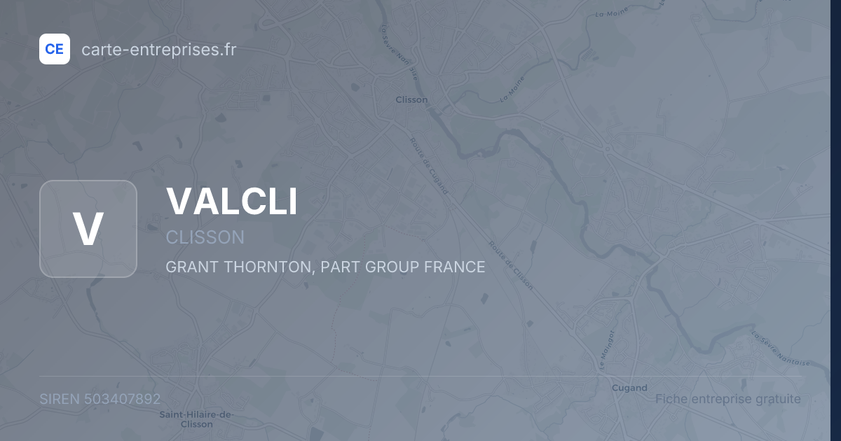 VALCLI — 503407892 — fiche entreprise