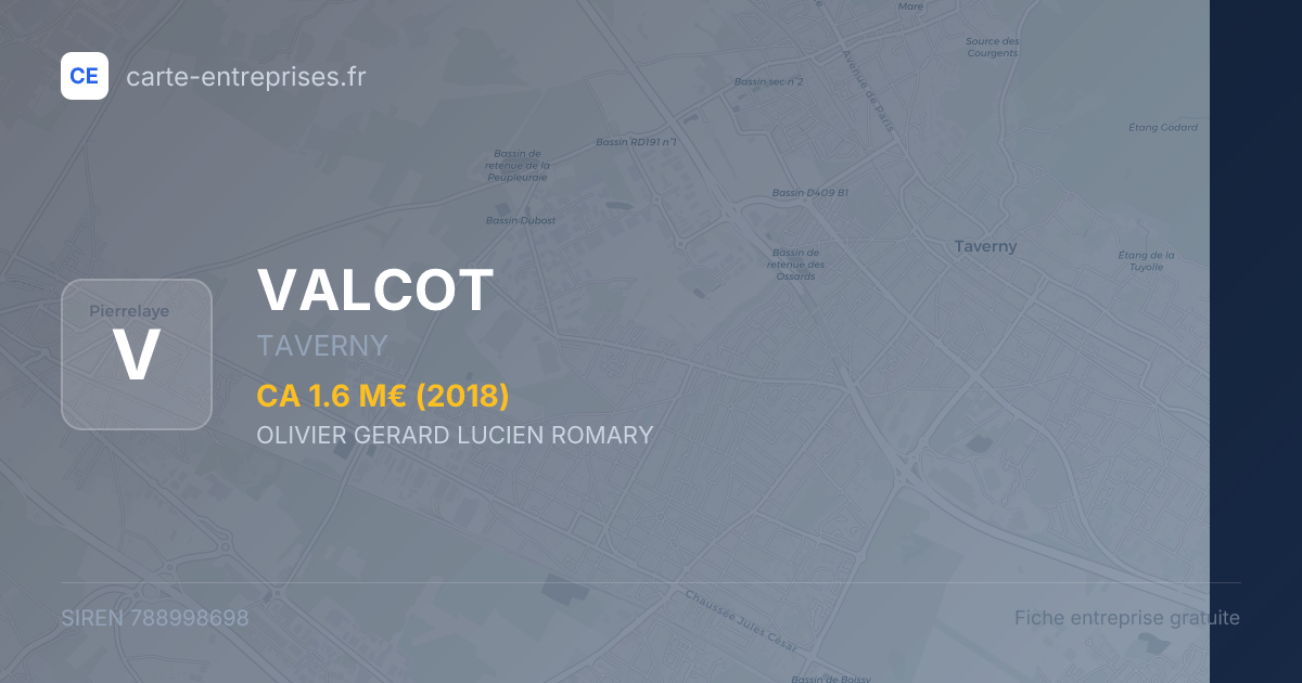 VALCOT — 788998698 — fiche entreprise