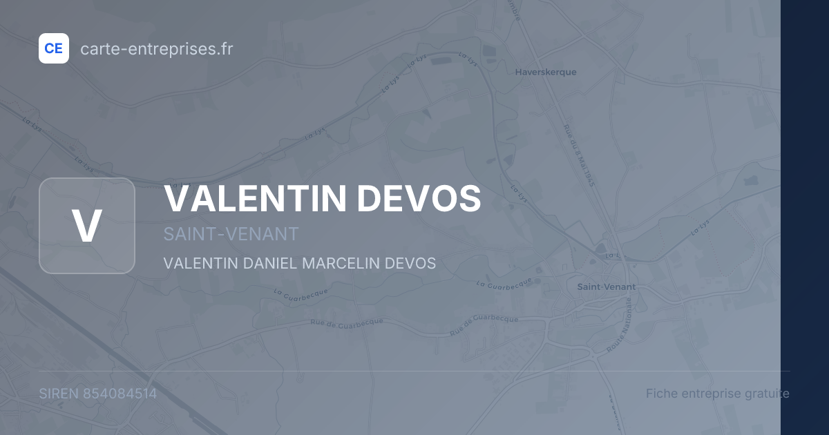 VALENTIN DEVOS — 854084514 — fiche entreprise