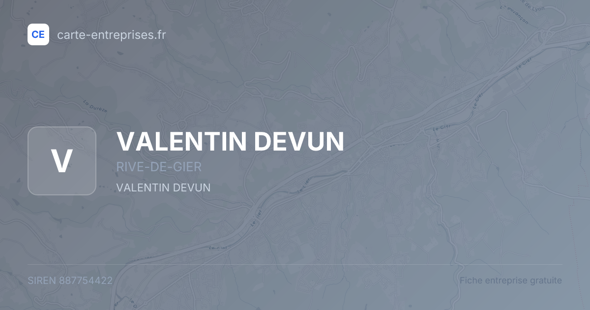 VALENTIN DEVUN — 887754422 — fiche entreprise