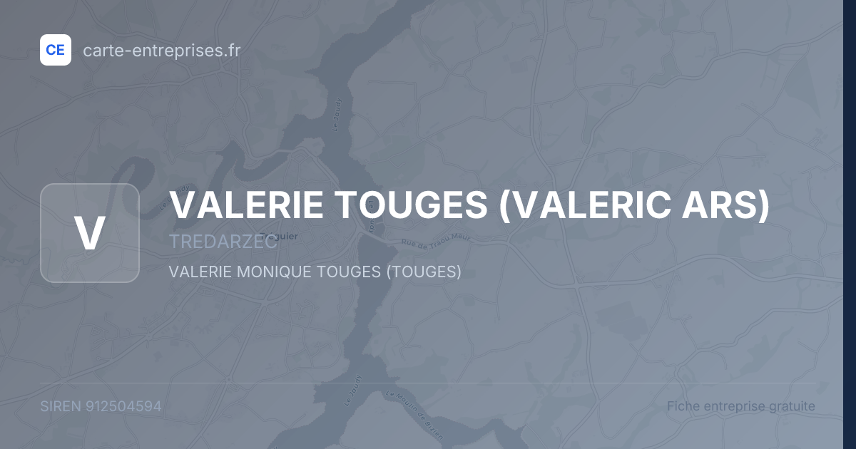 VALERIE TOUGES (VALERIC ARS) — 912504594 — fiche entreprise