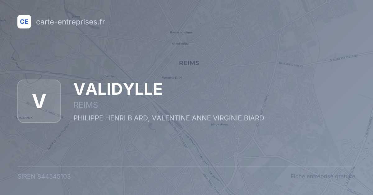 VALIDYLLE — 844545103 — fiche entreprise