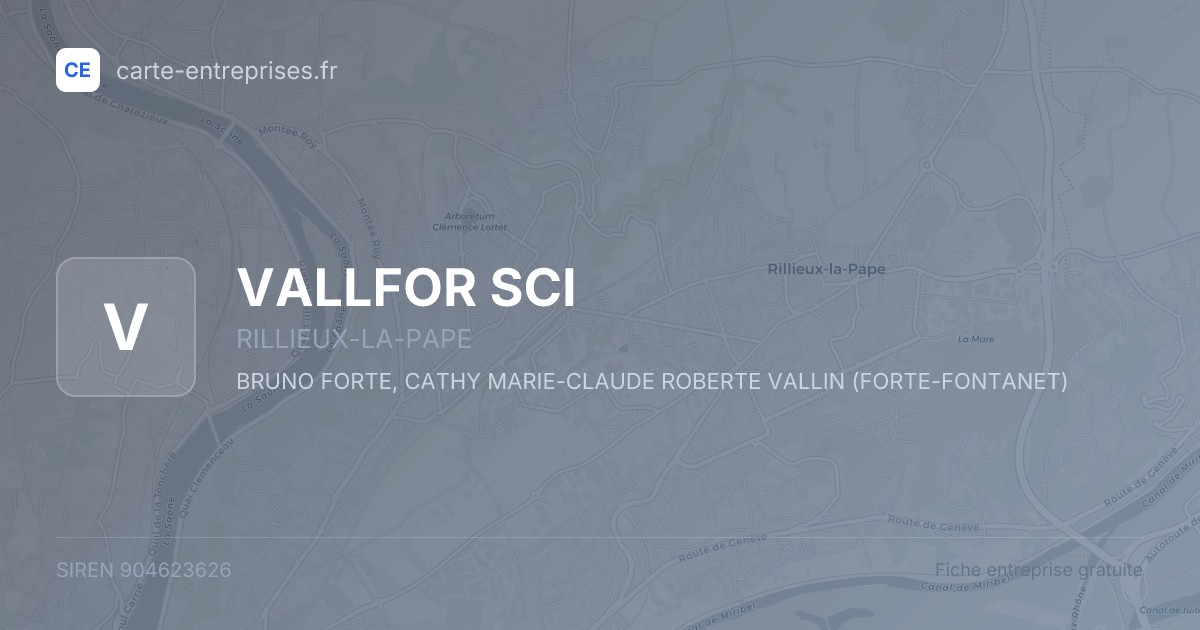 VALLFOR SCI — 904623626 — fiche entreprise