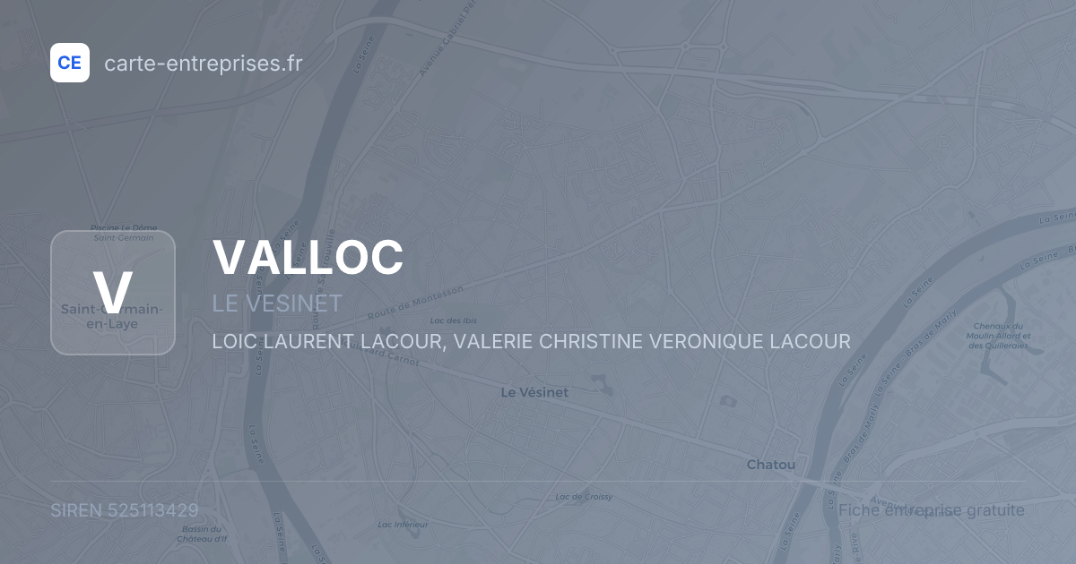 VALLOC — 525113429 — fiche entreprise